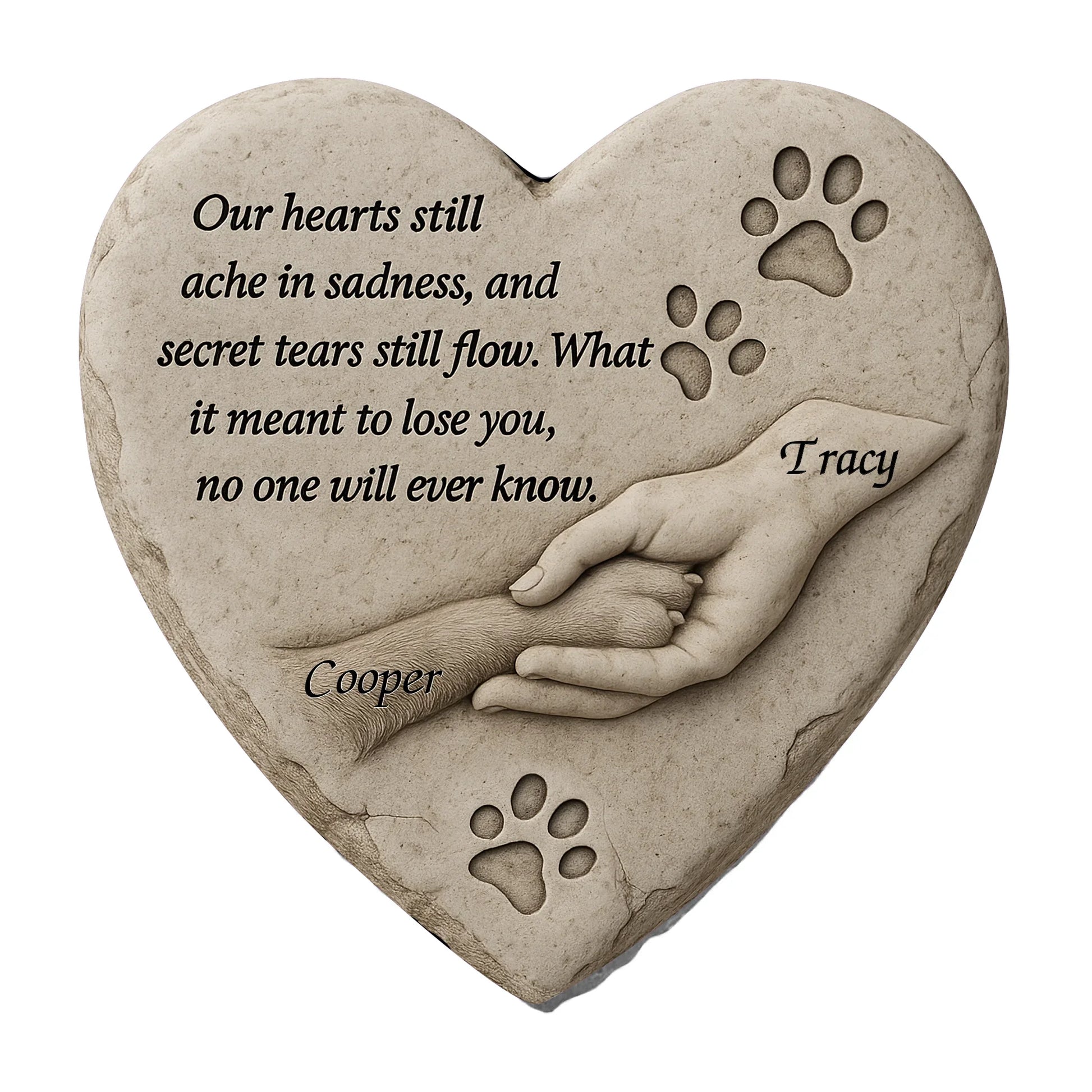 What It Mean To Lose You No One Will Ever Know - Personalized Memorial Stone, Loss Of Pet Gift