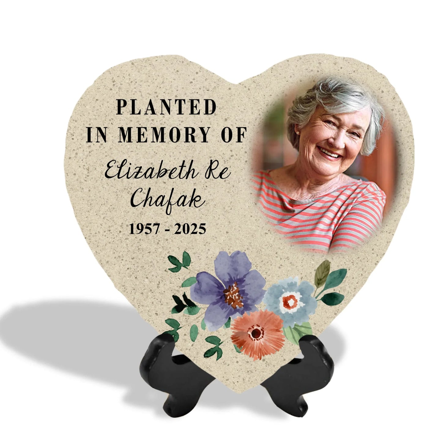 Planted In Memory Of - Personalized Memorial Stone, Sympathy Gift