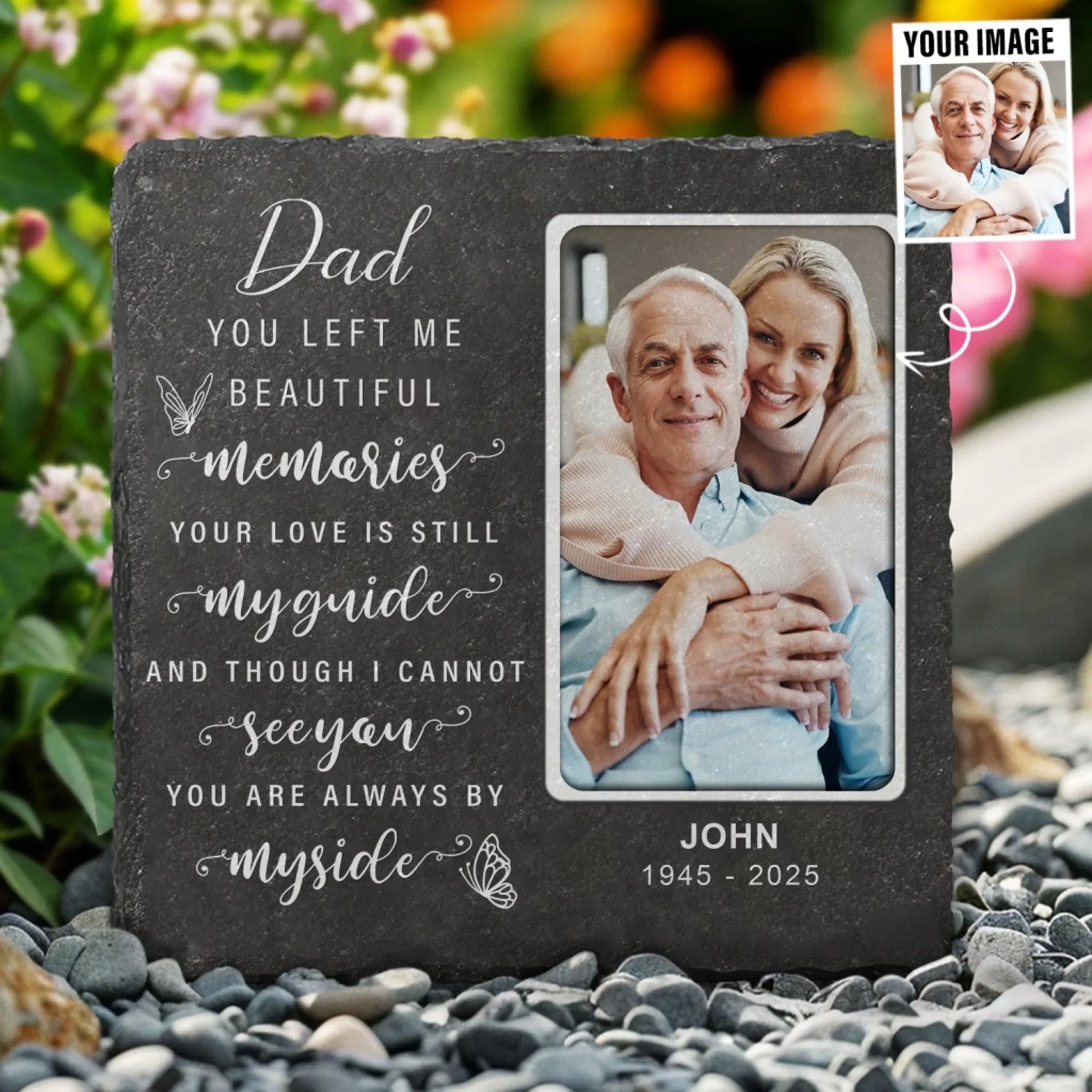 You Are Always By My Side - Personalized Memorial Stone, In Loving Memory Gift, Sympathy Gift