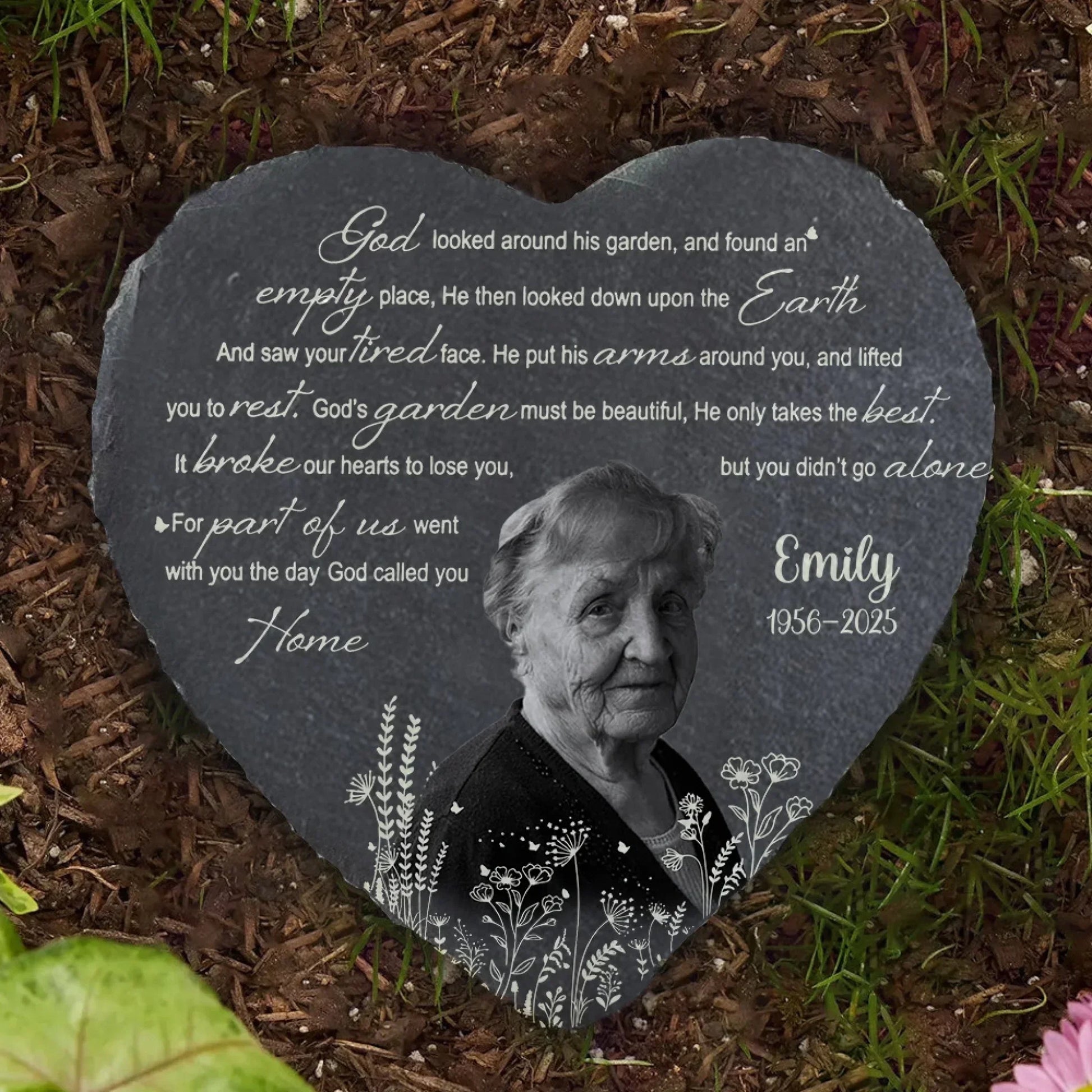 It Broke Our Hearts To Lose You, But You Didn't Go Alone - Personalized Memorial Stone