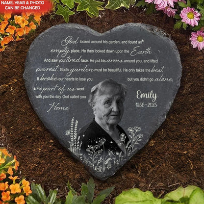 It Broke Our Hearts To Lose You, But You Didn't Go Alone - Personalized Memorial Stone