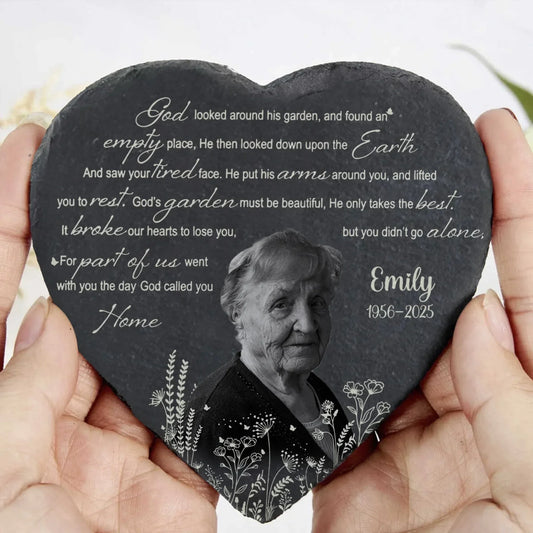 It Broke Our Hearts To Lose You, But You Didn't Go Alone - Personalized Memorial Stone
