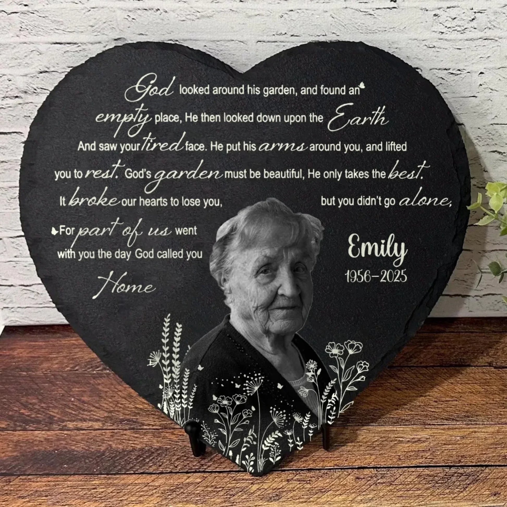 It Broke Our Hearts To Lose You, But You Didn't Go Alone - Personalized Memorial Stone