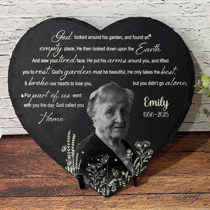 It Broke Our Hearts To Lose You, But You Didn't Go Alone - Personalized Memorial Stone