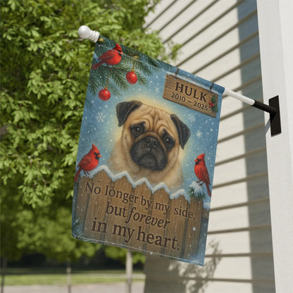 Personalized Dog Memorial Christmas Gift Flag