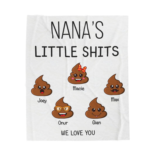 Funny Nana Gift Blanket - PersonalizedFury