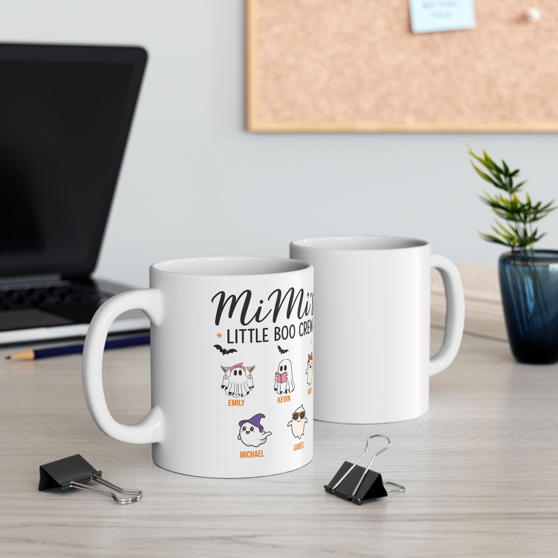 Mimi’s Little Boo Crew Coffee Mug – Personalized Halloween Gift - PersonalizedFury