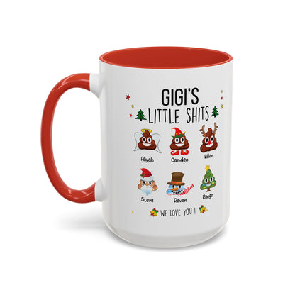 Custom Christmas Gift for Grandma or Mom - Funny Accent Mug - PersonalizedFury