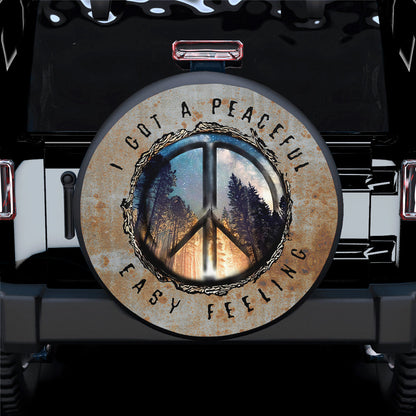 A Got A Peaceful Easy Feeling Car Spare Tire Cover