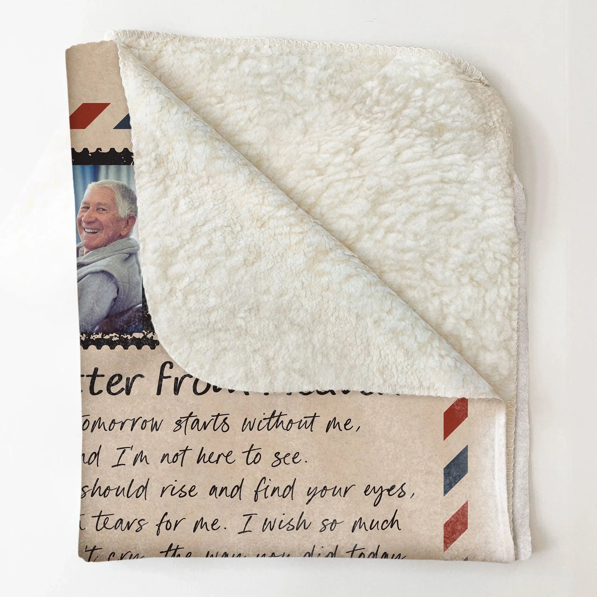 A Letter From Heaven - Personalized Photo Blanket