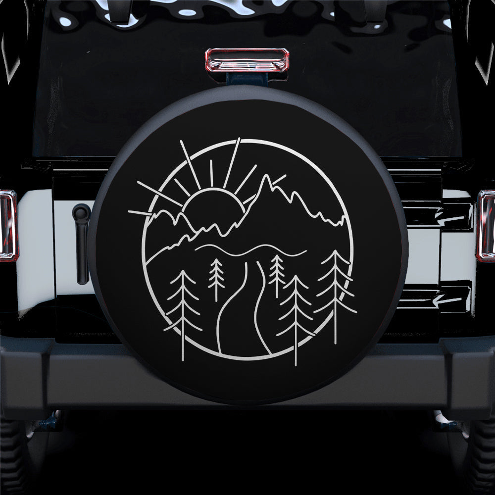 A Walk In The Woods Spare Tire Cover