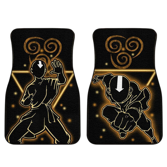 Aang Car Floor Mats Custom Avatar: The Last Airbender Anime Car Accessories Anime Gifts