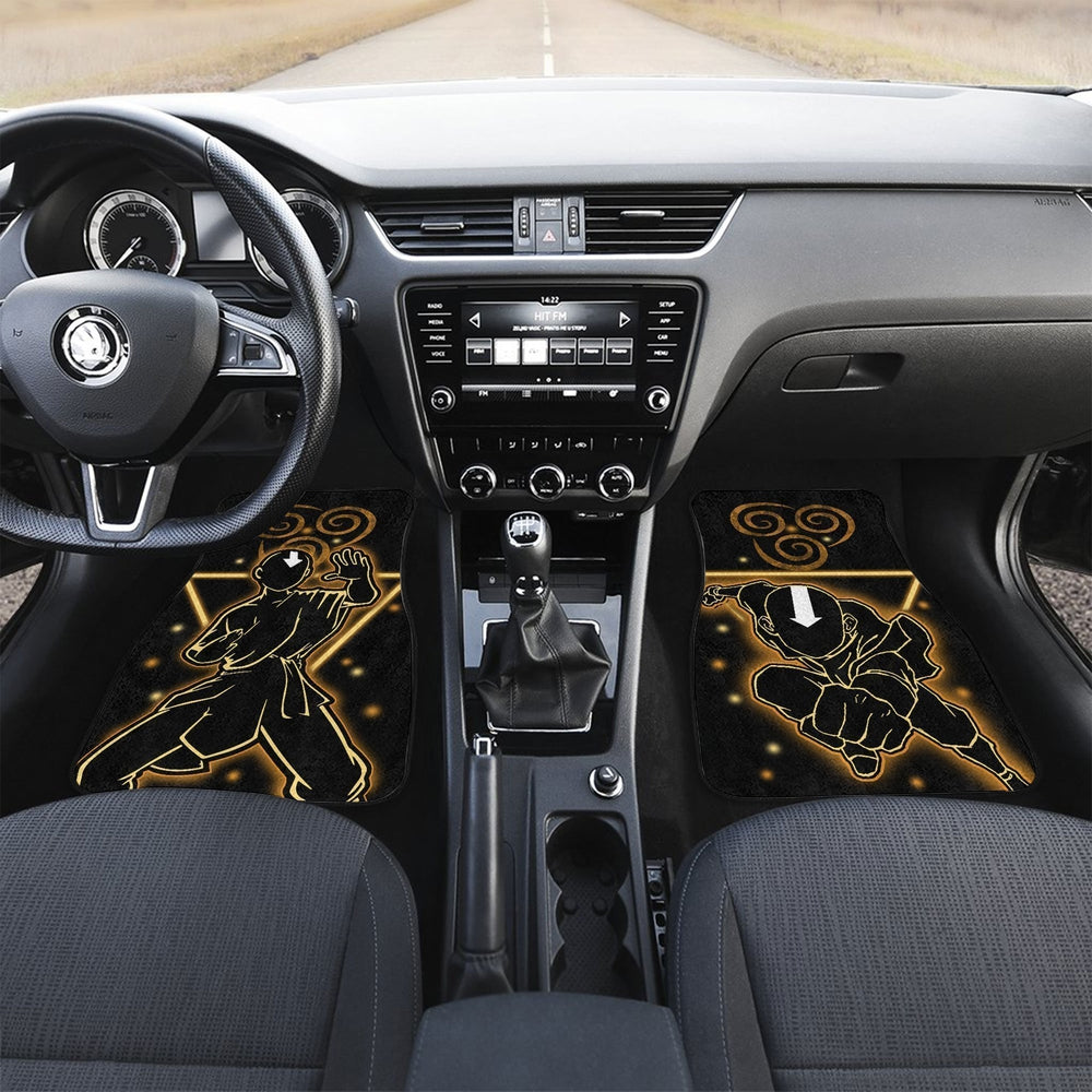 Aang Car Floor Mats Custom Avatar: The Last Airbender Anime Car Accessories Anime Gifts