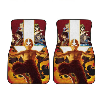 Aang Car Floor Mats Custom Avatar: The Last Airbender Anime Car Interior Accessories