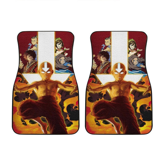 Aang Car Floor Mats Custom Avatar: The Last Airbender Anime Car Interior Accessories