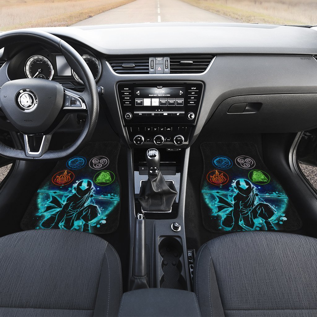 Aang Car Floor Mats Custom Avatar: The Last Airbender Anime Gifts Anime Car Accessories
