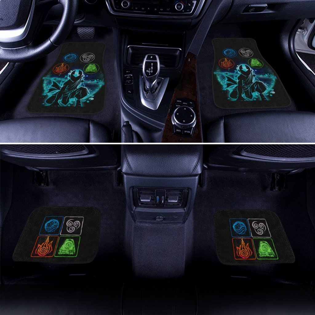 Aang Car Floor Mats Custom Avatar: The Last Airbender Anime Gifts Anime Car Accessories