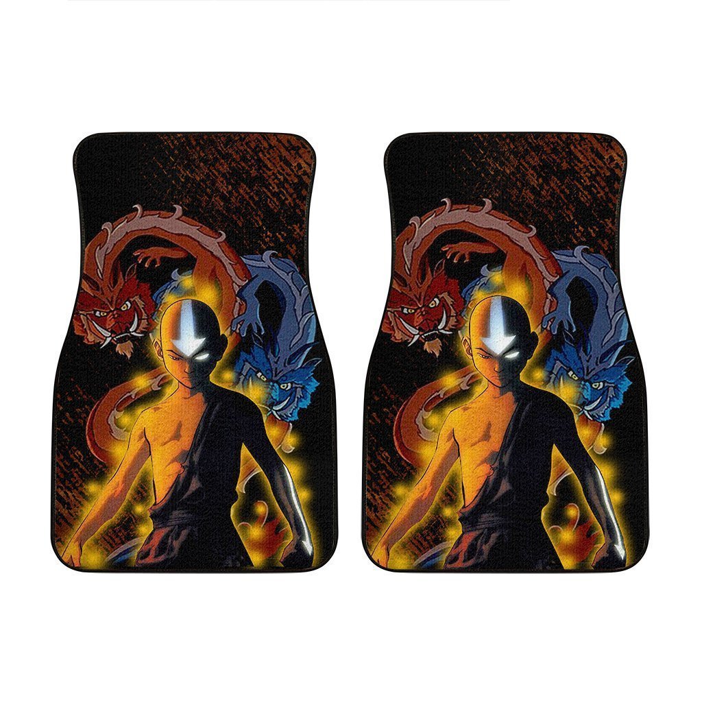 Aang Car Floor Mats Custom The Last Airbender Avatar Anime Car Accessories Anime