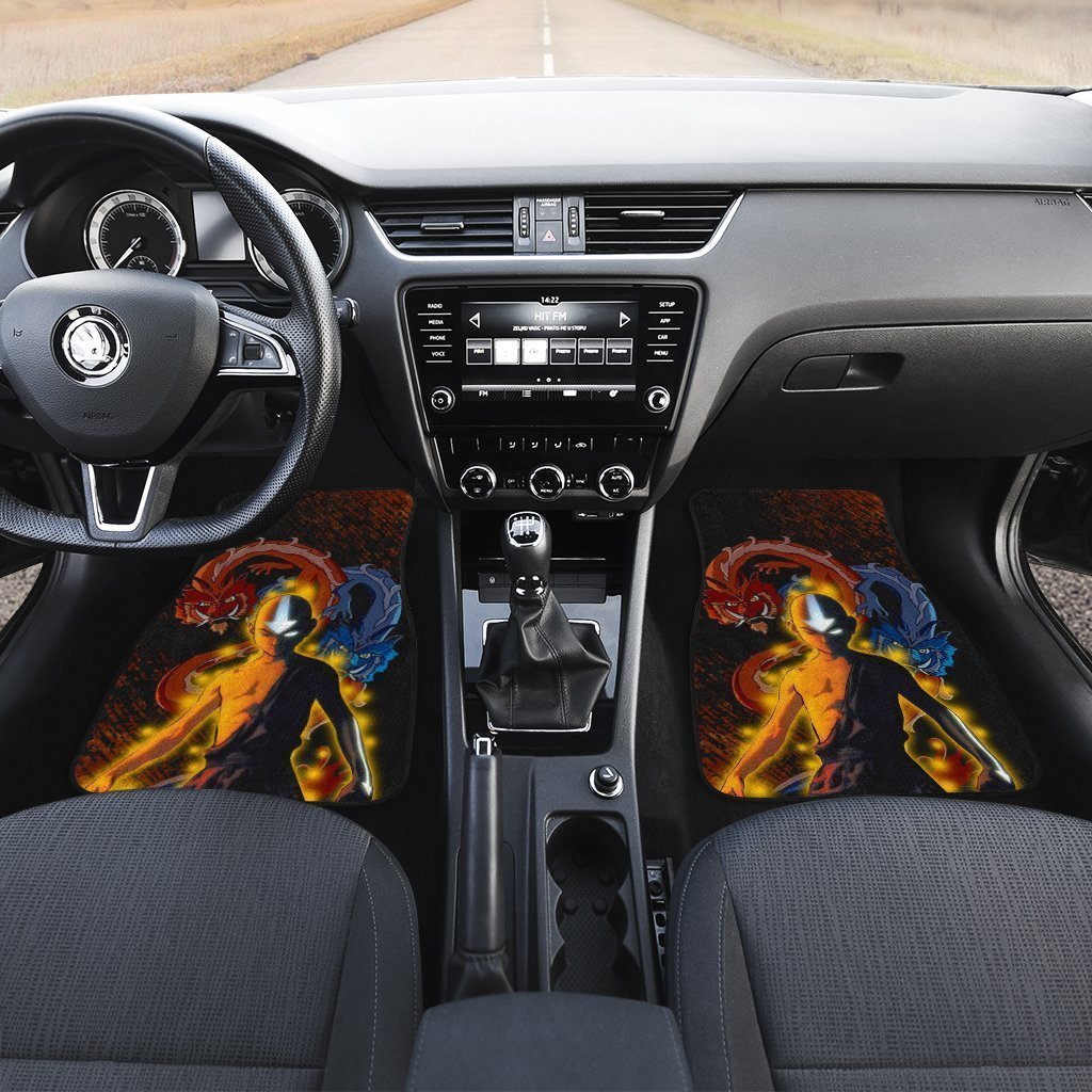 Aang Car Floor Mats Custom The Last Airbender Avatar Anime Car Accessories Anime