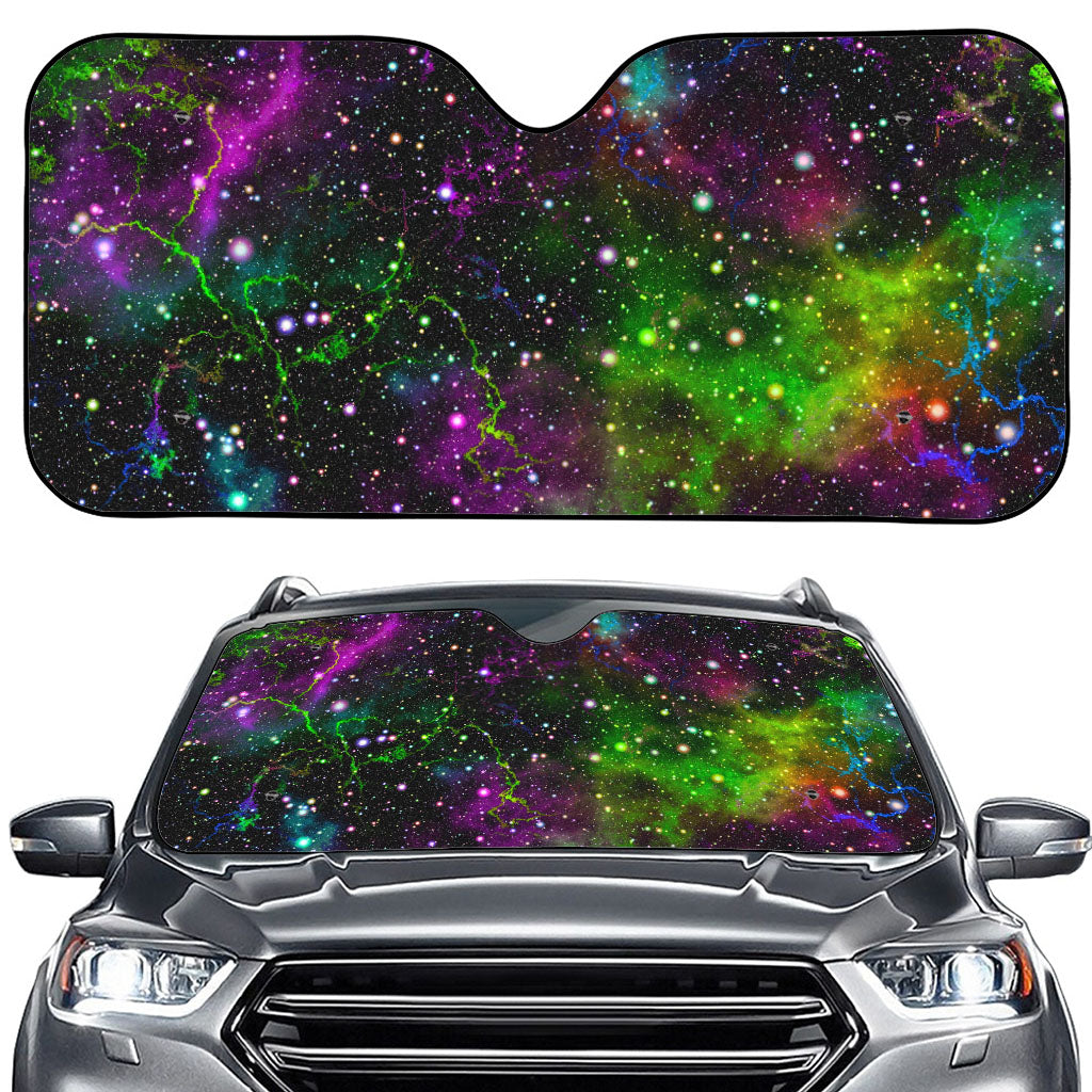 Abstract Dark Galaxy Space Print Car Windshield Sun Shade