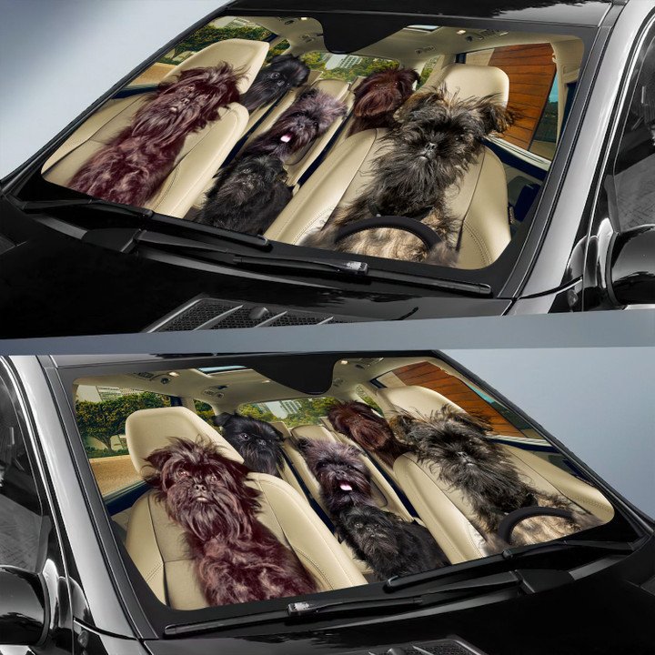 Affenpinscher Car All Over Printed 3D Sun Shade