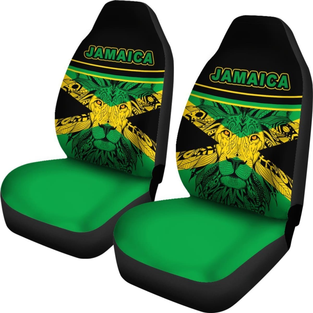 Africa Zone Car Seat Covers - Jamaica Lion King - Life Style Universal Fit 215521