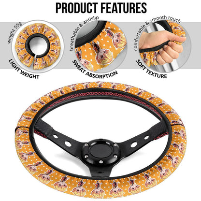 Agatsuma Zenitsu Demon Slayer Anime Car Steering Wheel Cover 2