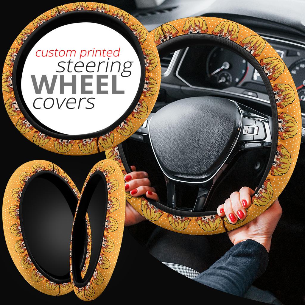 Agatsuma Zenitsu Demon Slayer Anime Car Steering Wheel Cover 8