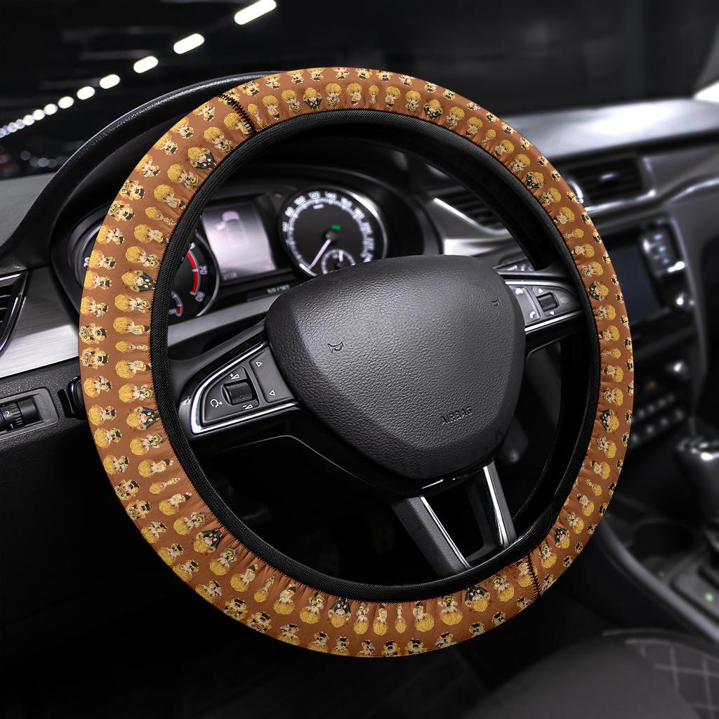 Agatsuma Zenitsu Demon Slayer Anime Car Steering Wheel Cover 9