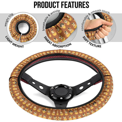 Agatsuma Zenitsu Demon Slayer Anime Car Steering Wheel Cover 9
