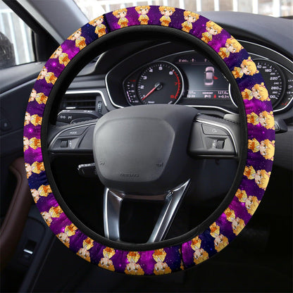 Agatsuma Zenitsu Demon Slayer Anime Premium Custom Car Steering Wheel Cover 2