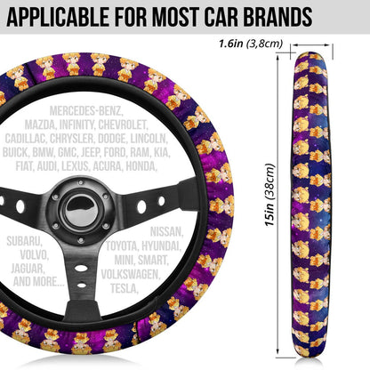 Agatsuma Zenitsu Demon Slayer Anime Premium Custom Car Steering Wheel Cover 2