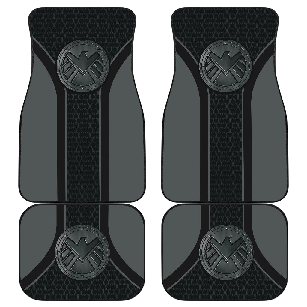 Agents Of Shield Logo Car Floor Mats Custom For Fans Ci230103-01a