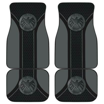 Agents Of Shield Logo Car Floor Mats Custom For Fans Ci230103-01a