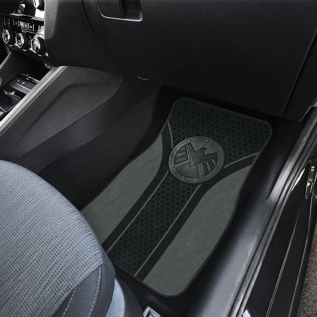 Agents Of Shield Logo Car Floor Mats Custom For Fans Ci230103-01a