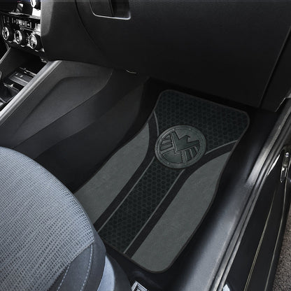 Agents Of Shield Logo Car Floor Mats Custom For Fans Ci230103-01a