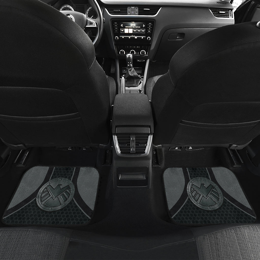 Agents Of Shield Logo Car Floor Mats Custom For Fans Ci230103-01a