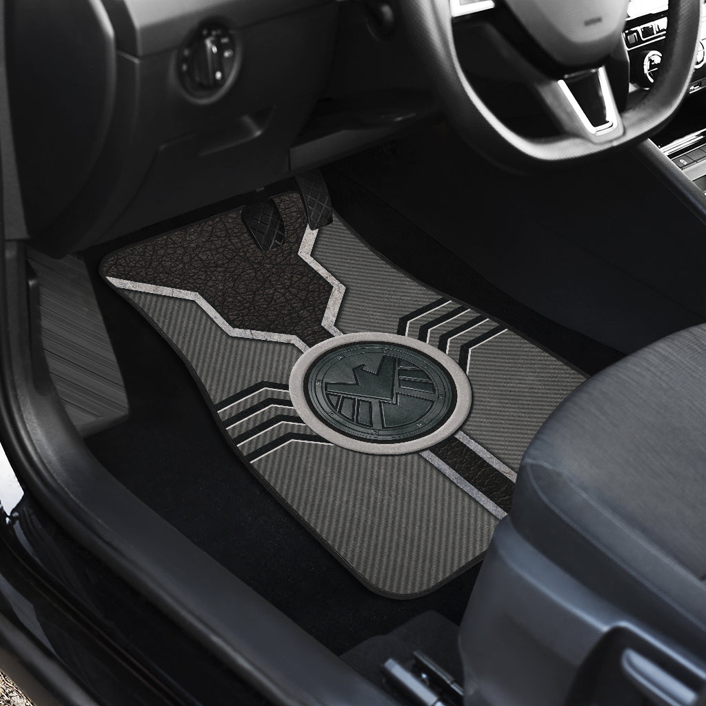 Agents Of Shield Logo Car Floor Mats Custom For Fans Ci230112-06a
