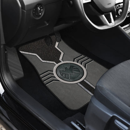 Agents Of Shield Logo Car Floor Mats Custom For Fans Ci230112-06a