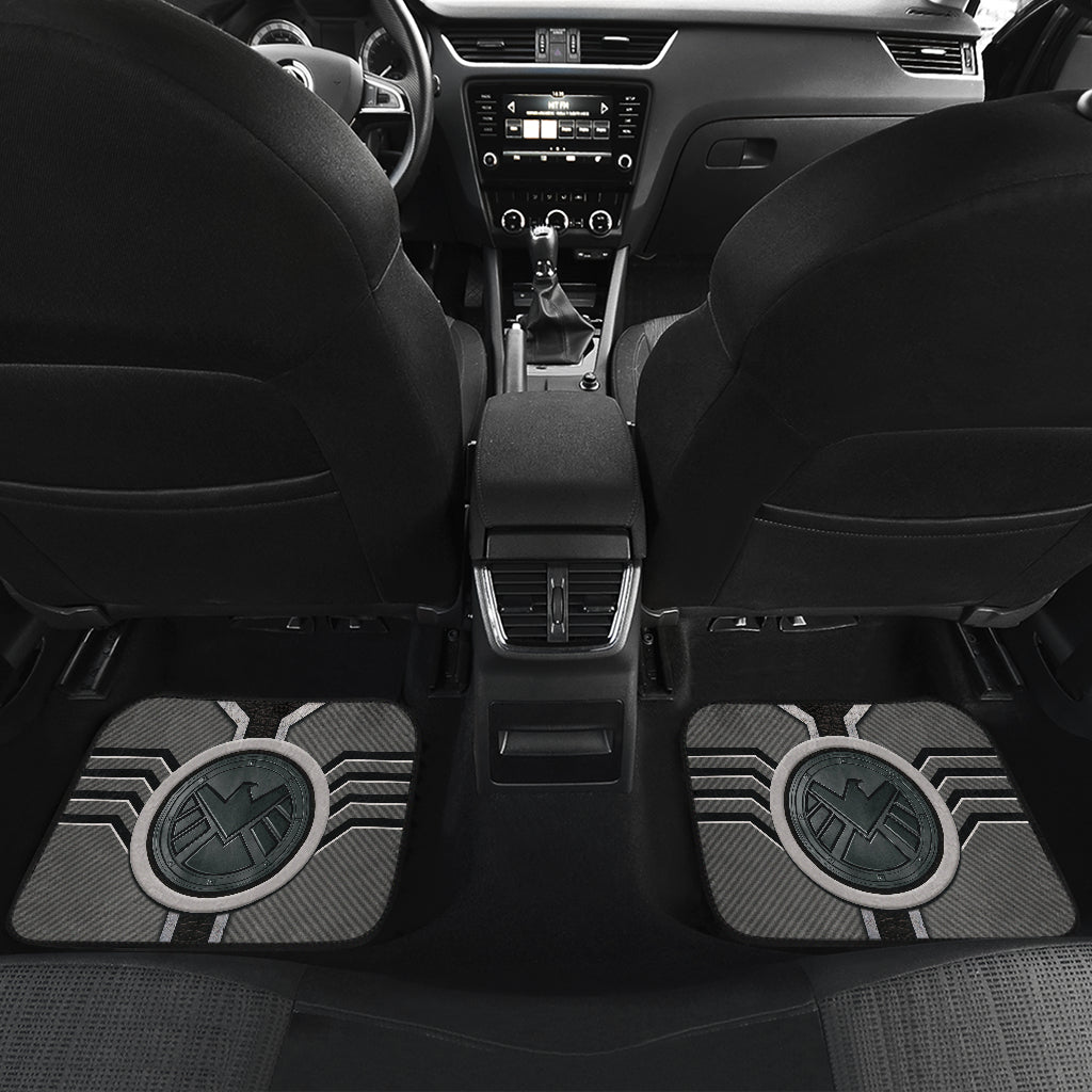 Agents Of Shield Logo Car Floor Mats Custom For Fans Ci230112-06a