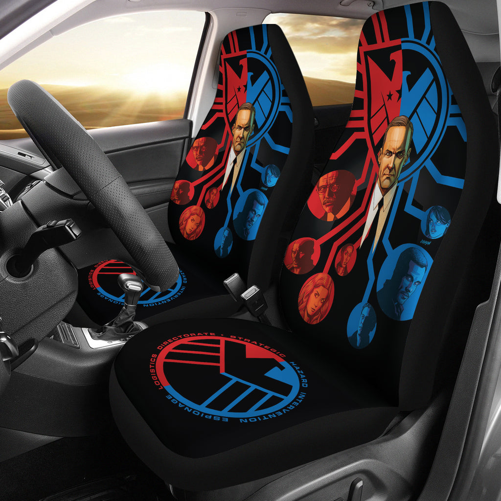 Agents Of Shield Marvel Car Seat Covers Car Accessories Ci221004-07