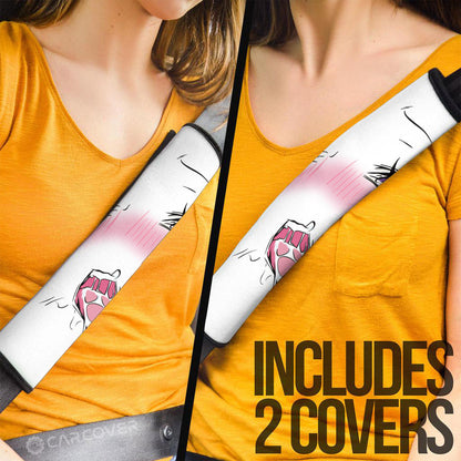 Ahegao Face Seat Belt Covers Custom Ahegao Car Accessories