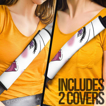Ahegao Face Seat Belt Covers Custom Ahegao Car Accessories