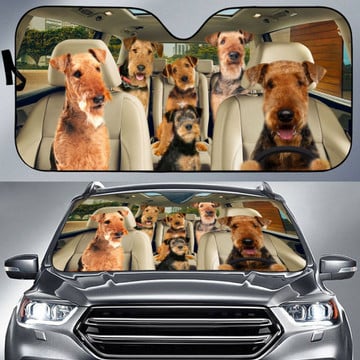 Airedale Terrier All Over Printed 3D Sun Shade