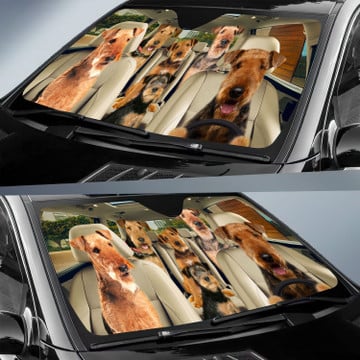Airedale Terrier All Over Printed 3D Sun Shade