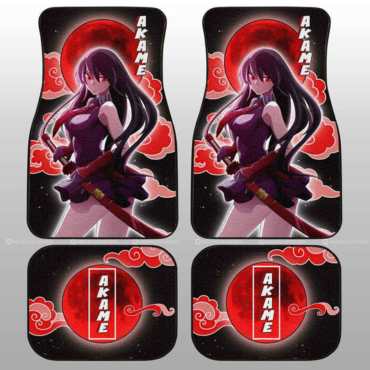 Akame Car Floor Mats Custom Akame Ga Kill Anime Car Accessoriess