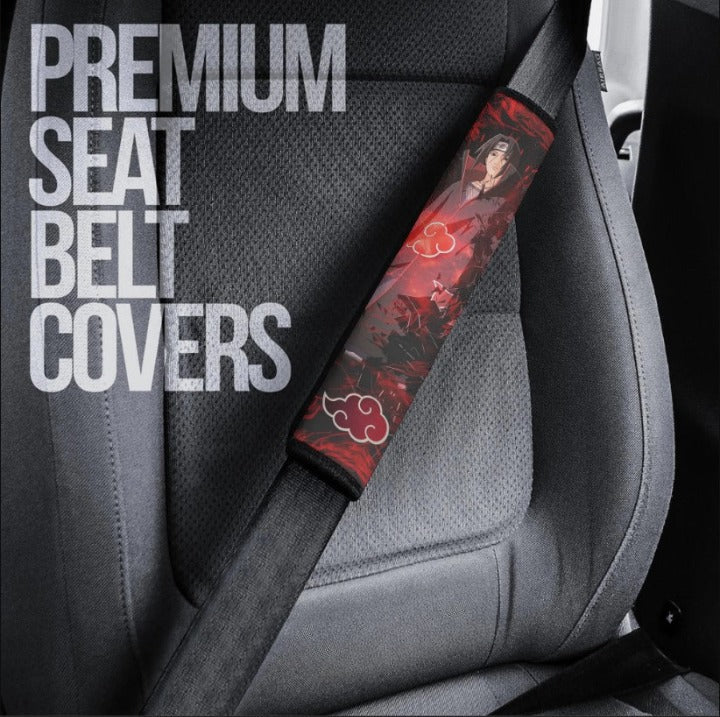 Akatsuki Anime Itachi Ultimate Car Seat Belt Cover Custom Car Accessories
