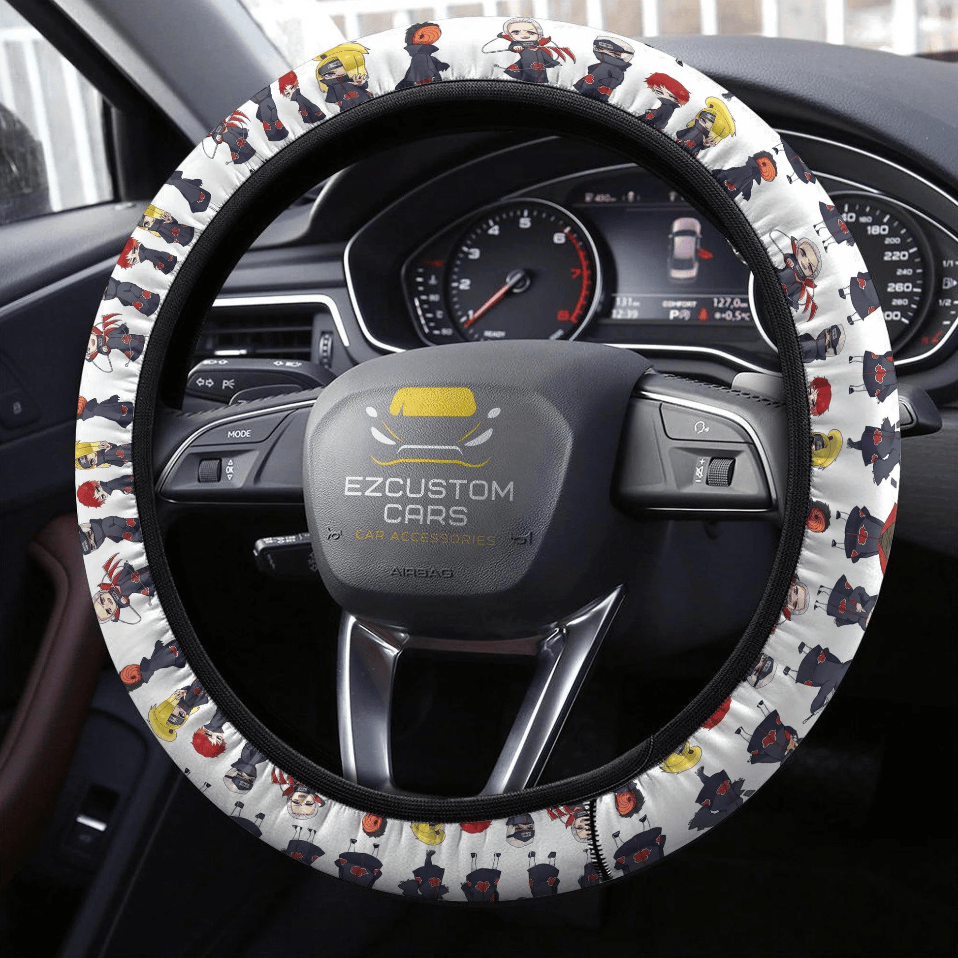 Akatsuki Anime Steering Wheel Cover