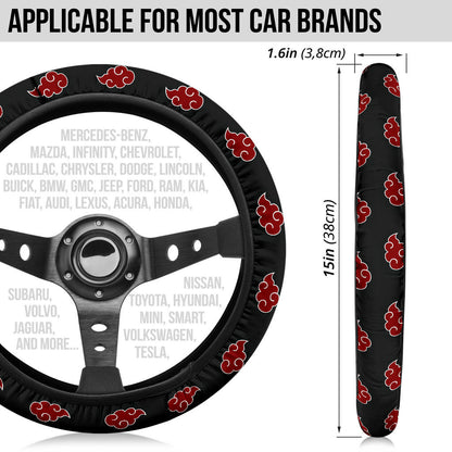 Akatsuki Cloud Premium Car Steering Wheel Cover Style 2
