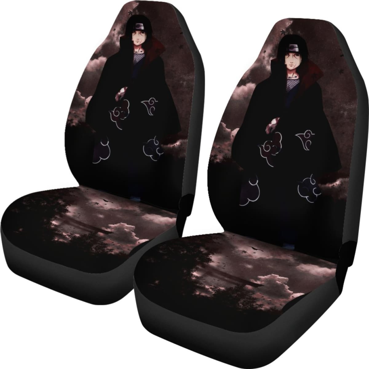 Akatsuki Naruto Seat Covers Amazing Best Gift Ideas 2020 Universal Fit 090505